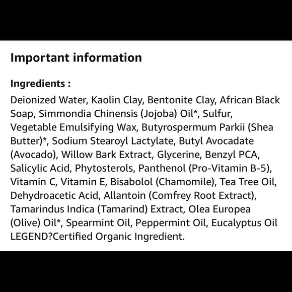 Shea Moisture African Black Soap Facial Mask. New. - Picture 8 of 8